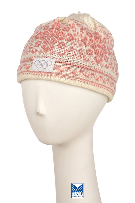 Dale of Norway Harmony / Peace Hat Women's (Off-white / Candy Pi