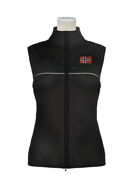 Dale of Norway Horgaletten Knitshell Vest Women's (Black / Black