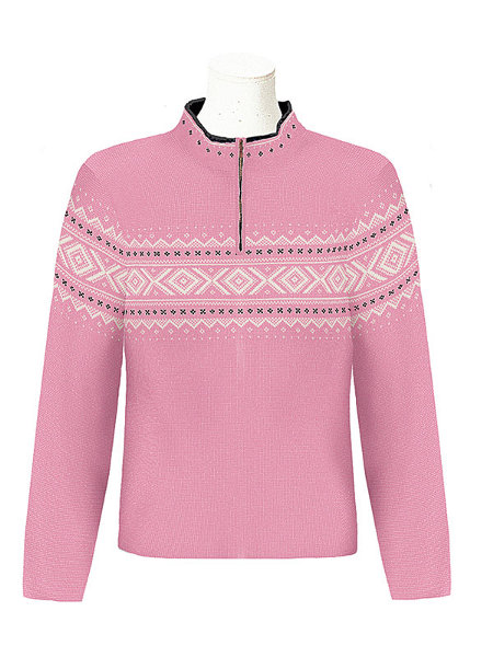 Dale of Norway Hovden Sweater (Cerise)