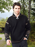 Dale of Norway Ibsen Sweater Men's (Black / Taupe / Mocca / Linen)