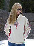 Dale of Norway Istind Windstopper Sweater Women's (Cream / Lingonberry / Pink)