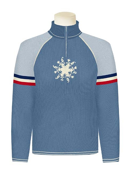 ale of Norway Keystone US Ski Team 2008 Sweater Women's (Blue Je