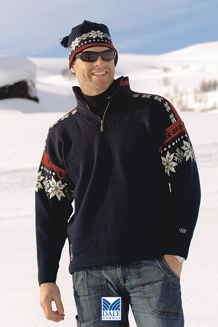Dale of Norway Lake Placid 25th Anniversary Sweater (Classic Nav