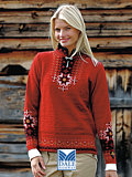 Dale of Norway Lofthus Sweater (Redrose)