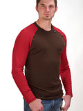 Dale of Norway Long Sleeves Base Layer Men's (Brown / Red)