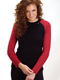 Dale of Norway Long Sleeves Base Layer Women's (Black / Red)