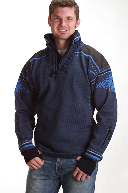 Dale of Norway Lyngen GORE Windstopper Sweater (Storm Blue)