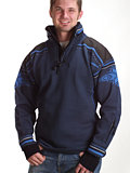 Dale of Norway Lyngen GORE Windstopper Sweater (Storm Blue)