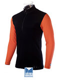 Dale of Norway Masculine Base Layer Duotone Top (Black / Orange)