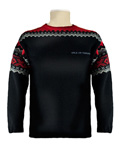 Dale of Norway Norwegian Olympic Team Sweater Men's (Black / Natural / Raspberry)