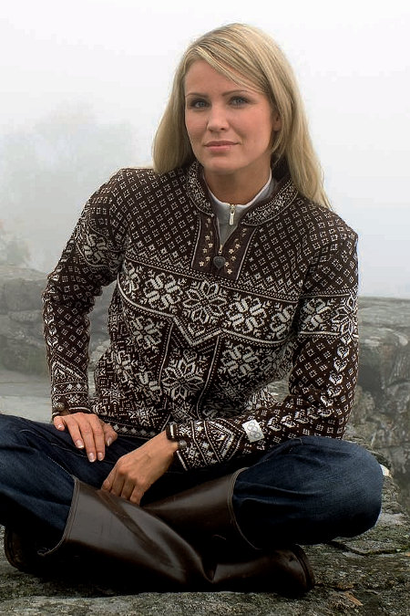 Dale of Norway Peace Sweater (Mocca)