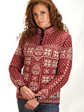 Dale of Norway Peace Sweater Women's (Redrose / Off-white)