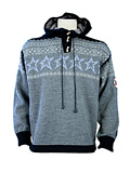 Dale of Norway Perfect Hoody (Charcoal / Sky Blue / Black)