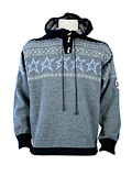 Dale of Norway Perfect Hoody (Charcoal / Sky Blue / Black)