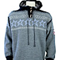 Dale of Norway Perfect Hoody (Charcoal / Sky Blue / Black)