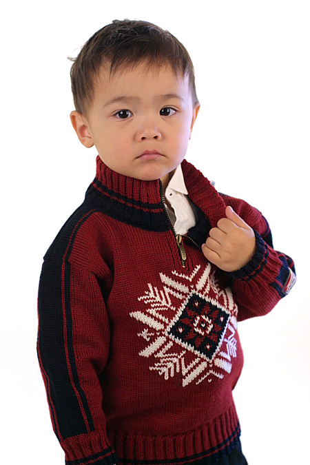 Dale of Norway Portillo Kids Sweater (Redrose)