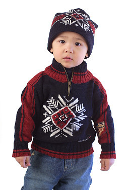 Dale of Norway Portillo Kids Sweater (Midnight Navy)