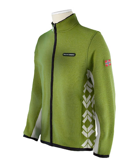 Dale of Norway Preikestolen Merino Wool Jacket Men's (Green / Of