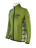 Dale of Norway Preikestolen Merino Wool Jacket Men's (Green / Off White / Black)