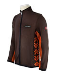 Dale of Norway Preikestolen Merino Wool Jacket Men's (Mocca / Burn Orange / Black)