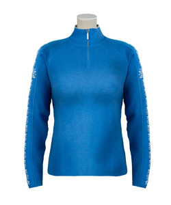 Dale of Norway Rivtind Sweater Women's (Dutch Blue / Off White / Silver)