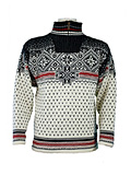 Dale of Norway Savalen Windstopper Sweater Men's (Cream / Drk Charcoal / Raspberry)