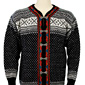 Dale of Norway Setesdal Cardigan (Black / Off-white)