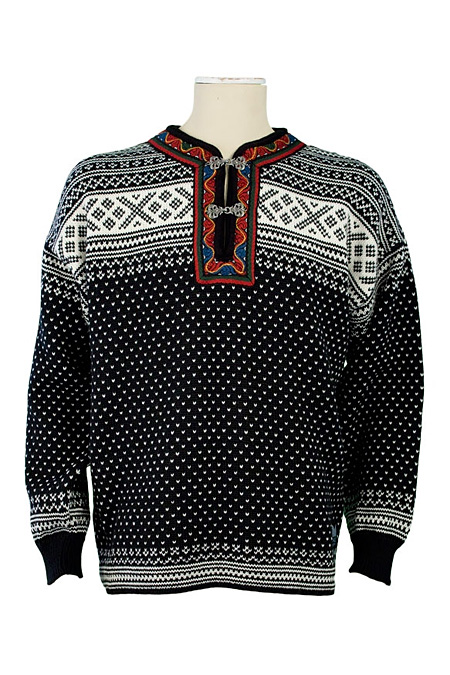 Dale of Norway Setesdal Sweater (Black / Off White)