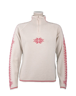 Dale of Norway Slaata Sweater Women's (Off-white / Azalea Pink)