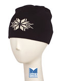 Dale of Norway Slaata Merino Hat (Black / Off-white)