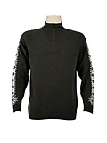 Dale of Norway Slaata Masculine Merino Sweater (Loden / Off-white)