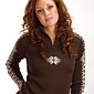 Dale of Norway Slaata Feminine Merino Sweater (Mocca)