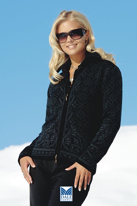 Dale of Norway Solveig Cardigan (Black)