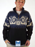 Dale of Norway St. Moritz Ski Sweater (Navy)