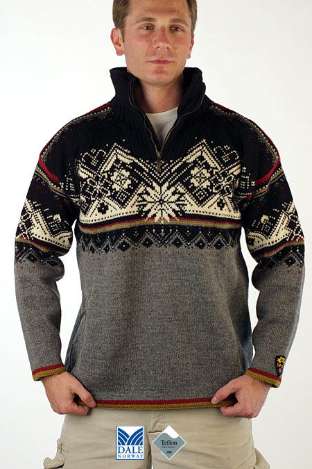 Dale of Norway St. Moritz Polarwind Sweater (Smoke)