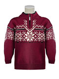 Dale of Norway Stetind Sweater Kids' (Vino Tinto / Black / Cream)