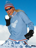 Dale of Norway Team Norge Feminine Sweater (Ice Blue)