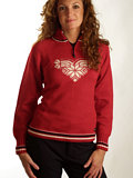 Dale of Norway Team Norge Feminine Sweater (Raspberry)