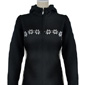 Dale of Norway Tromso Feminine Hooded Sweater (Black / Off-white)