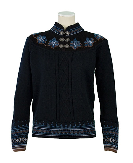 Dale of Norway Uppigard Sweater Women's (Black / Ice Blue)