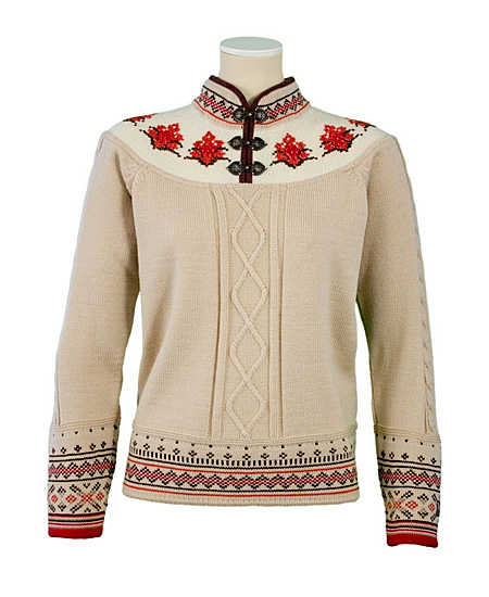 Dale of Norway Uppigard Sweater Women's (Vanilla / Currant)