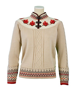 Dale of Norway Uppigard Sweater Women's (Vanilla / Currant)