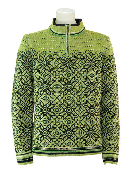 Dale of Norway Vail Feminine Sweater (Apple Green)