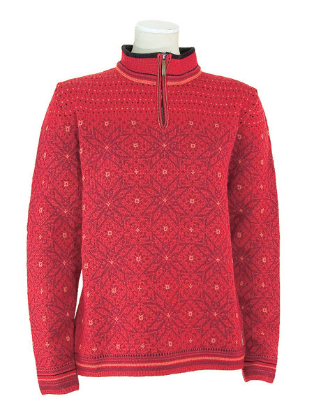 Dale of Norway Vail Feminine Sweater (Raspberry)