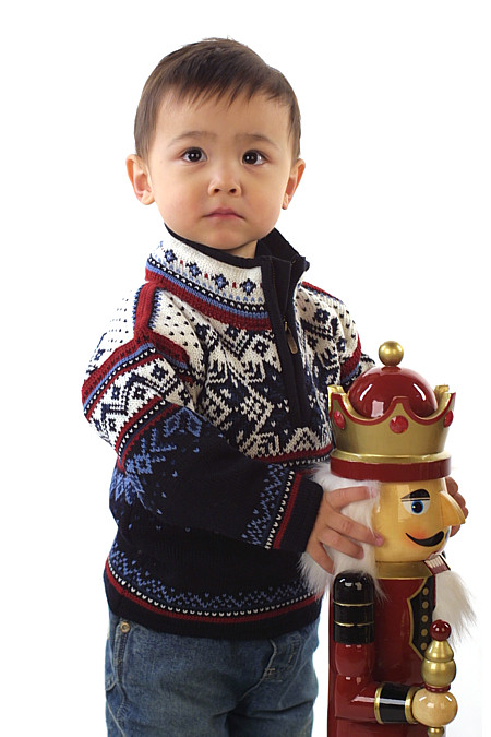 Dale of Norway Vail Kids Sweater (Midnight Navy)