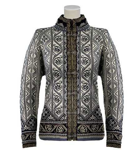 Dale of Norway Voss Jacket Women's (Steel / Black / Cream / Taup