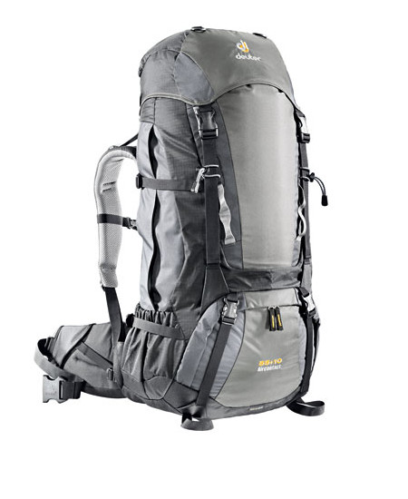 Deuter Aircontact 55/10 Multiday Trekking Backpack (Granite / Bl