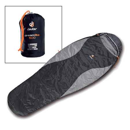 Deuter Dream Lite 500 Summer Sleeping Bag (Anthracite / Ash)