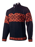 Devold Lauparen Sweater (Black / Orange)