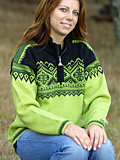 Devold Snaufjell Sweater (Lime / Black)